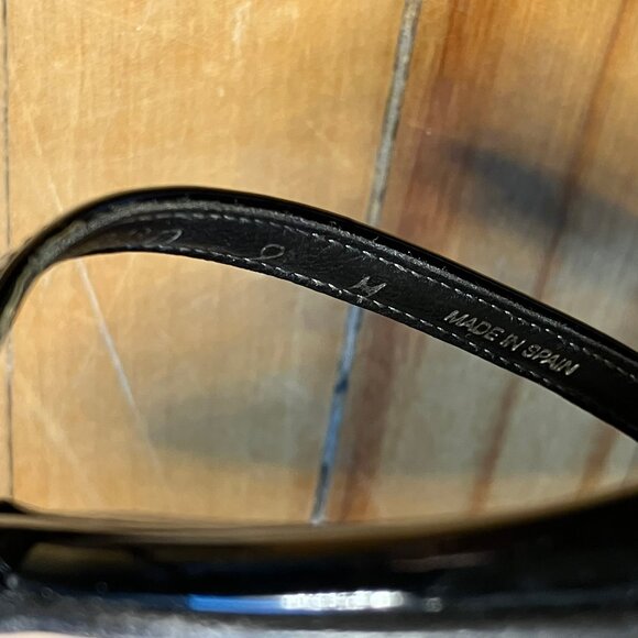 Stuart Weitzman Nudist black patent leather sandal, size 9M - Picture 11 of 11